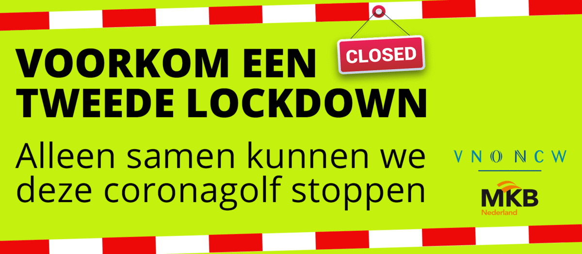 Voorkom tweede lockdown: alleen samen krijgen we de tweede golf onder controle