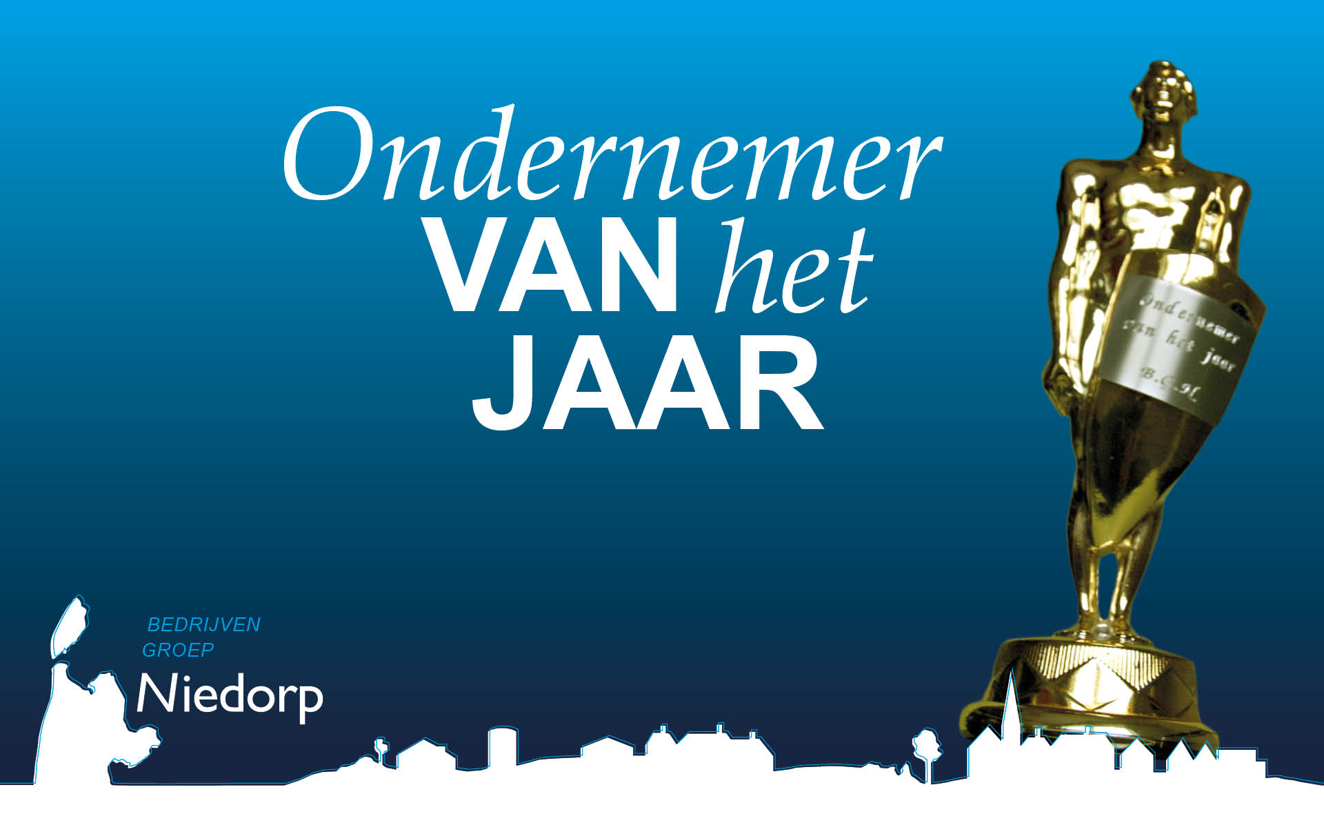 6 Januari 2022 - Digitale uitreiking Ondernemer van het Jaar