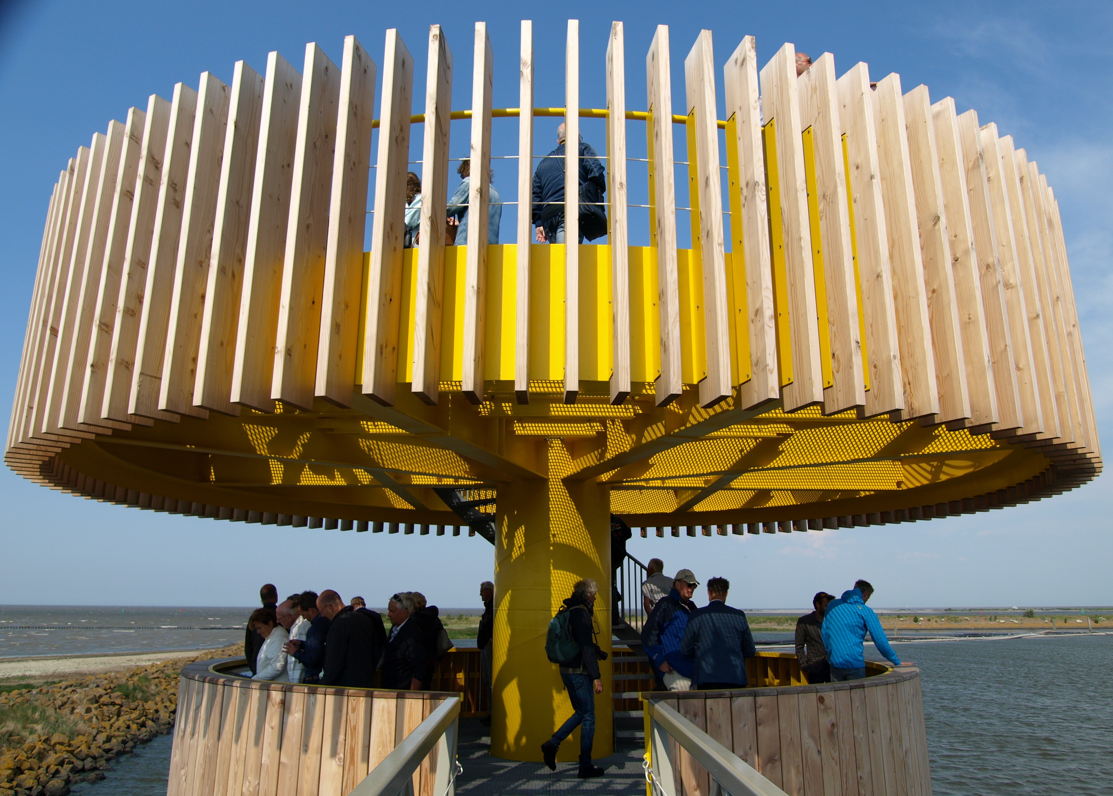 Het Waddenbelevingspunt Den Oever; eyecatcher in wad & natuur