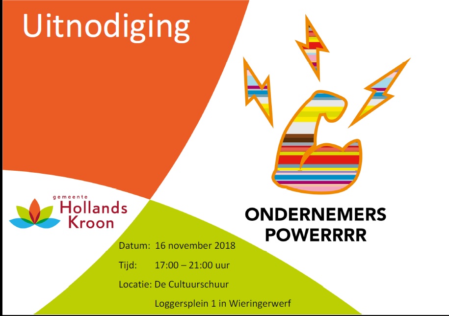 Kom naar de ondernemersbijeenkomst in De Cultuurschuur