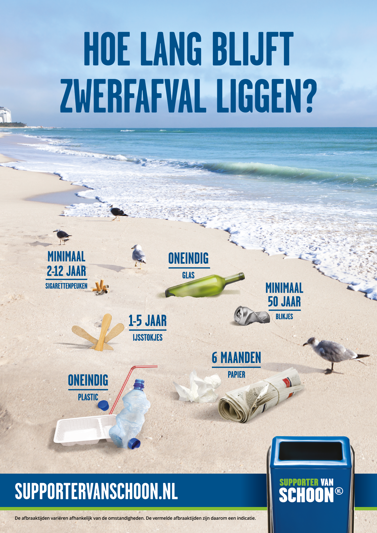 Actie tegen zwerfafval: de 25-meter regel