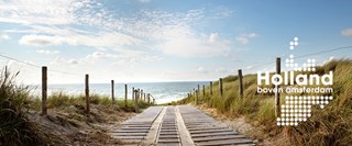 Holland boven amsterdam beeld