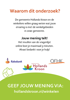 flyer winkelen voorkant
