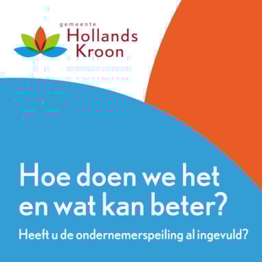 Vooraankondiging ondernemerspeiling 2020