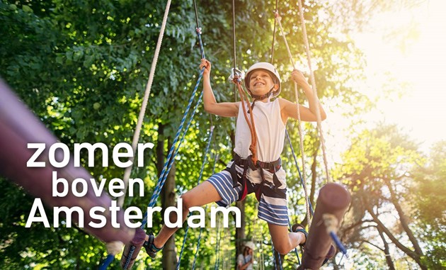 zomer boven Amsterdam