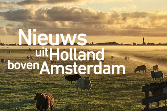 Nieuws uit Holland boven Amsterdam