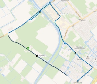 Wegomleiding Oosterweg Nieuwe Niedorp