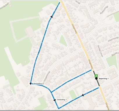 Wegafsluiting Slingerweg Hippolytushoef