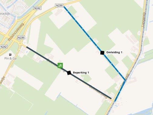 Omleiding Ooievaarsweg