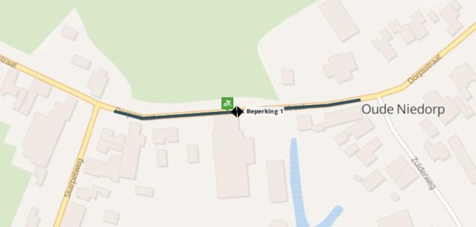 Werkzaamheden Dorpsstraat Oude Niedorp