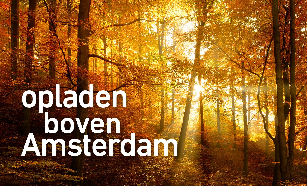 Opladen boven Amsterdam