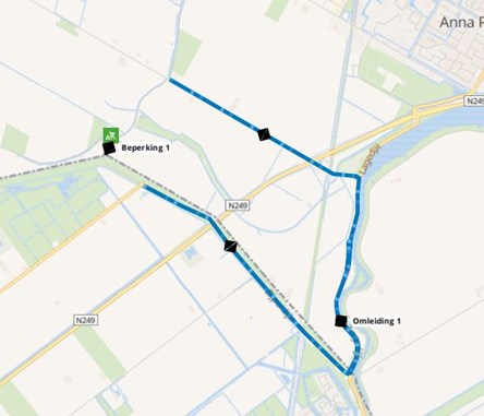 Omleiding Middenweg AP