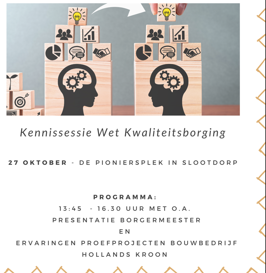 Kennissessie Wet Kwaliteitsborging