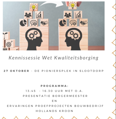 Kennissessie Wet Kwaliteitsborging