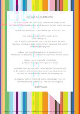 Ode aan de ondernemer