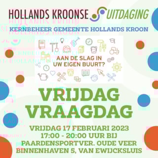Vrijdag Vraagdag 17 februari