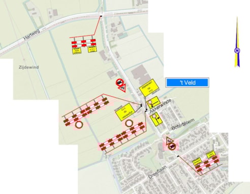 Verkeersplan &#39;t Veld