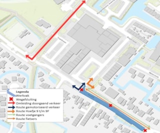 Wegwerkzaamheden Hoefje Nieuwe Niedorp