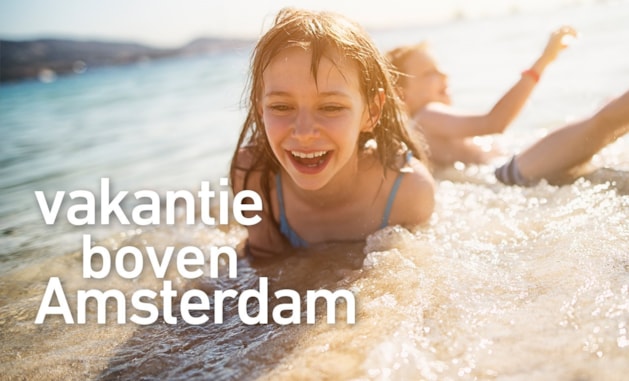 Vakantie boven Amsterdam