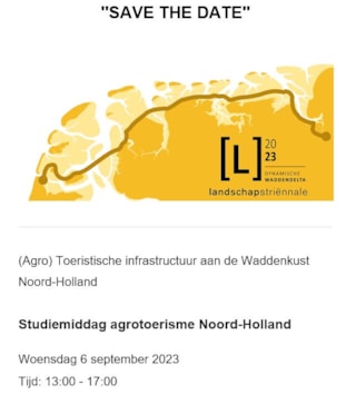 Save the date studiemiddag agrotoerisme NH
