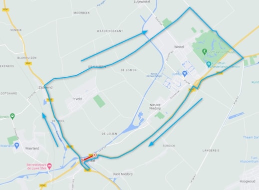 Wegomleiding Verlaat