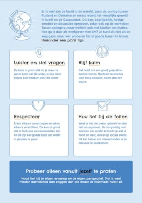 Vier tips voor moeilijke disussies op werkvloer