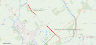 Overzicht afsluitingen West Friesedijk