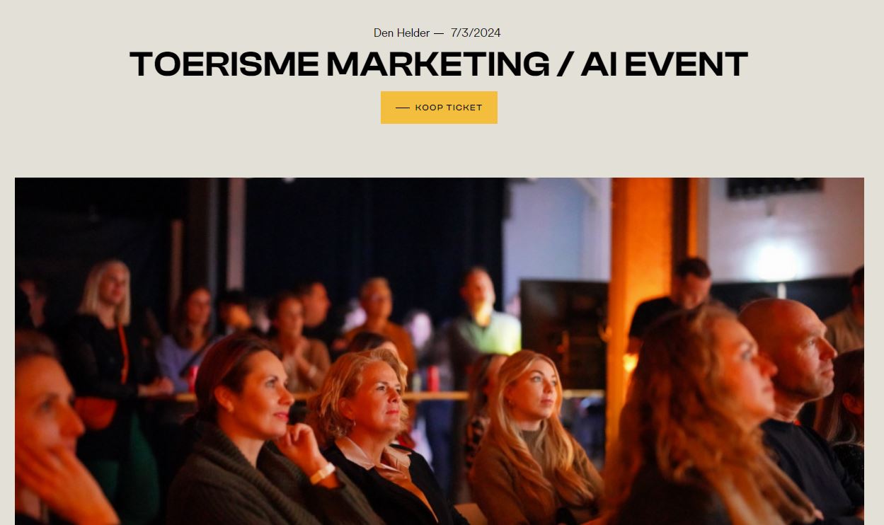 Toerisme marketing/AI event