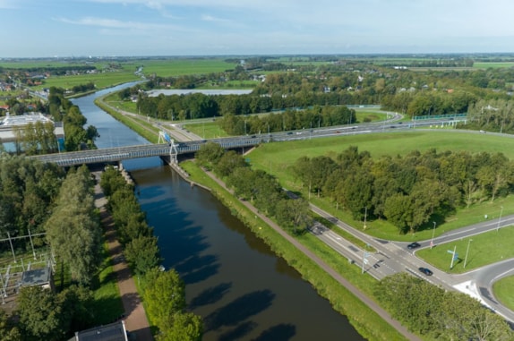 Bron - Rijkswaterstaat Brug A7 bij Purmerend