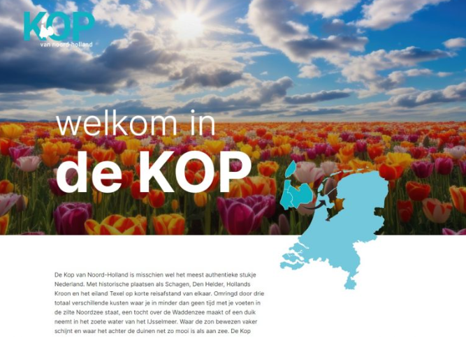 Lancering toeristische regio website "Visit Kop van Holland"