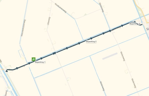 Afsluiting Nieuwsluizerweg Slootdorp