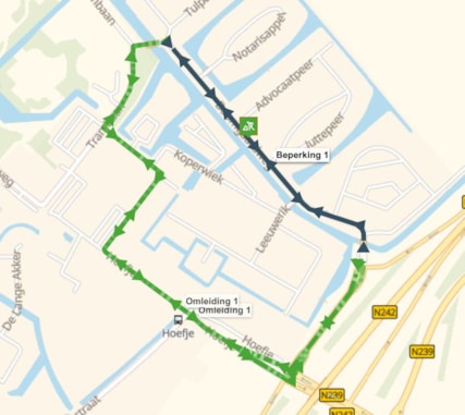 Omleiding Boomgaardweg